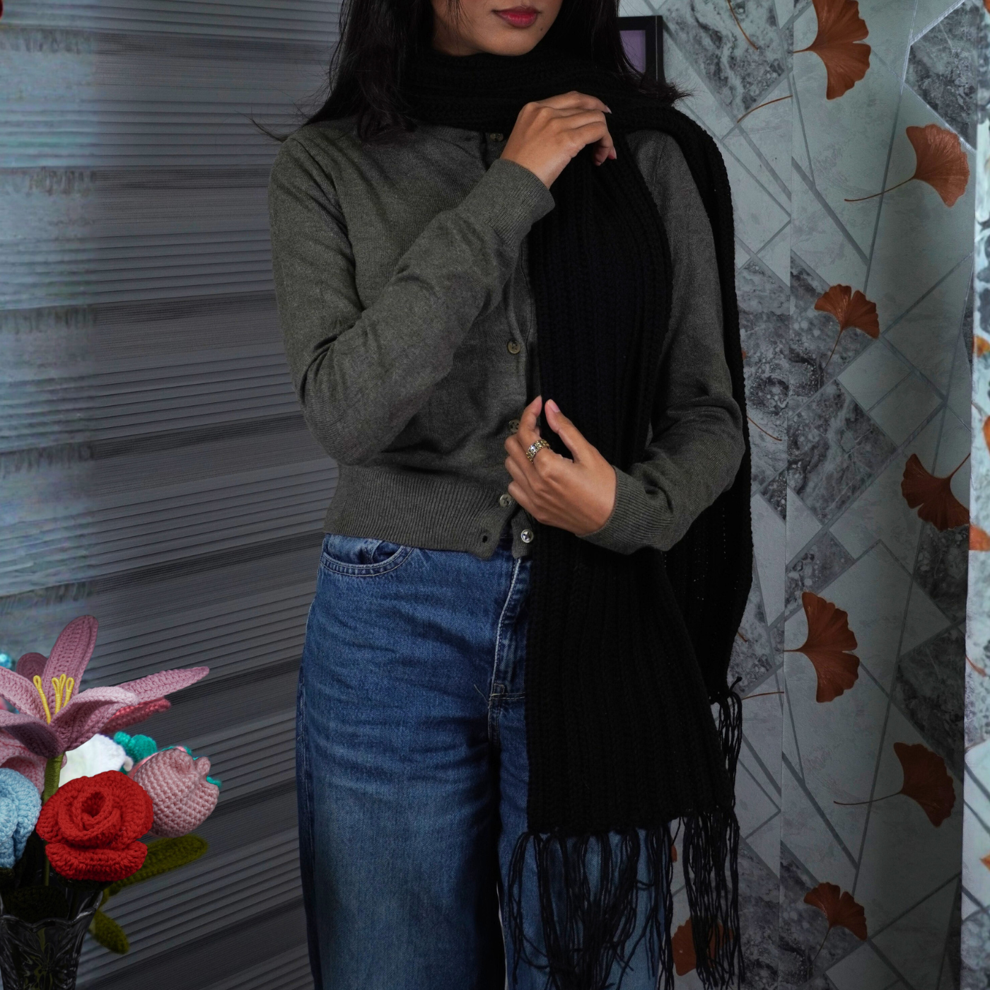 Handmade Crochet Mufflers & Winter Scarves