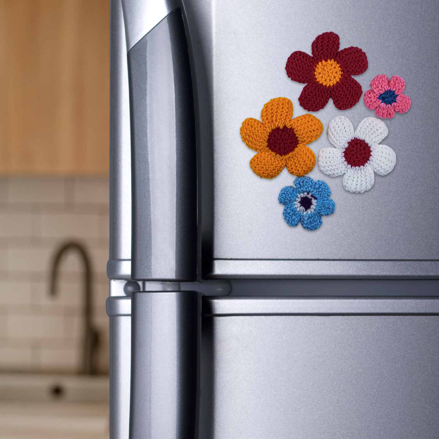 Crochet Fridge Magnets & Kitchen Decor