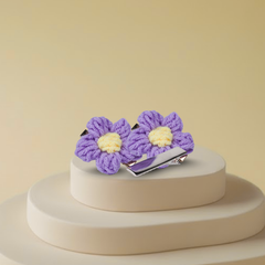 BloomCraft Handcrafted Crochet Flower Hairpins