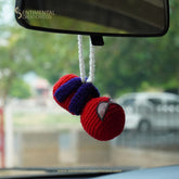 Spiderman Upside-Down Crochet Car Hanging Accessory