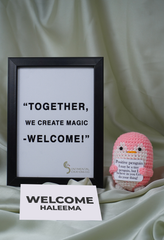 Handcrafted Corporate Welcome Gift Box with Crochet Penguin
