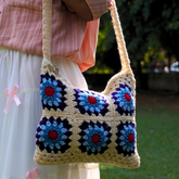 Brown Crochet Tote
