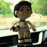 Ronaldo Crochet Car Hanging Accessory