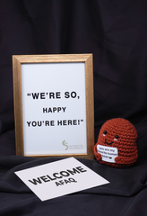 Handcrafted Corporate Welcome Gift Box with Crochet Coffee Bean