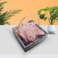 Deluxe Baby Girl Basket – Full Clothing Set in Pink