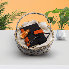 Soulful Writing Basket – Notebook, Tasbeeh & Attar
