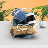 Elegant Parents Gift Basket – Perfume, Customized Mug & Tasbeeh Set