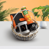 Executive Office Gift Basket – Belt & Snacks Edition