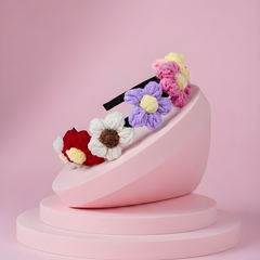 BloomCraft Crochet Floral Hairband