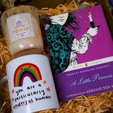 A Little Princess Classic Book, Scented Candle & Rainbow Mug Gift Set
