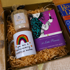 A Little Princess Classic Book, Scented Candle & Rainbow Mug Gift Set