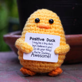 Handmade Positive Duck Crochet