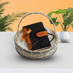 Soulful Writing Basket – Notebook, Tasbeeh & Attar