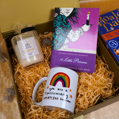 A Little Princess Classic Book, Scented Candle & Rainbow Mug Gift Set