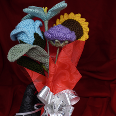 Vivid Dream Crochet Bouquet