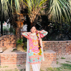 Handcrafted Floral Parandi