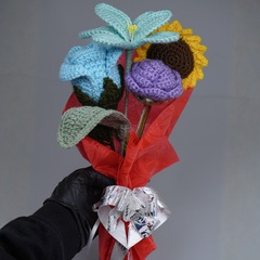 Vivid Dream Crochet Bouquet