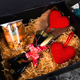 KernelPop Popcorn & Crochet Heart Bouquet Gift Box