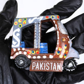 Handcrafted Pakistani Rickshaw Fridge Magnet