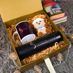 Positive Coffee Amigurumi, Smart Thermos & Ceramic Mug Premium Gift Set