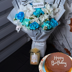 Midnight Blue Harmony Birthday Set