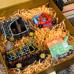 Traditional Pakistani Truck Art Desk Organizer & Souvenir Gift Set