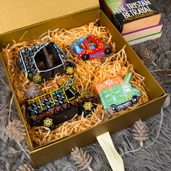 Traditional Pakistani Truck Art Desk Organizer & Souvenir Gift Set