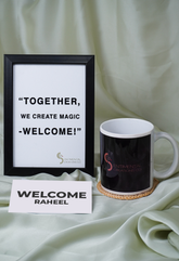 Handcrafted Corporate Welcome Gift Box with Ceramic Mug & Coaster