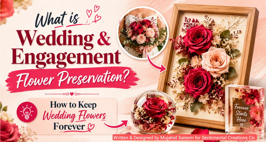 What is Flower Preservation? How to Keep Wedding Flowers Forever in Lahore