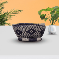Checkerboard Pattern fruit bowl
