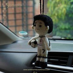 Ronaldo Crochet Car Hanging Accessory