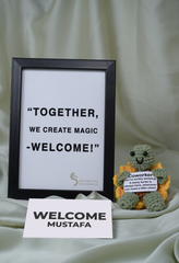 Handcrafted Corporate Welcome Gift Box with Crochet Turtle