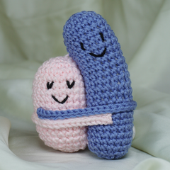 “Pinky and bluey” Handmade with forever love for friendship’s day