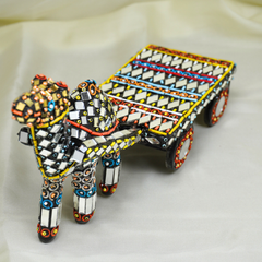 Handcrafted Pakistani Camel Cart Miniature - Truck Art Decor Lahore
