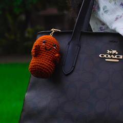 Emotional Bean – Crocheted Plush Toy Key Chain