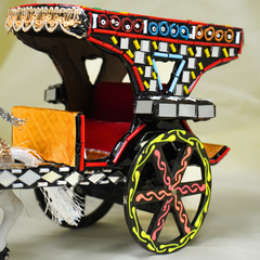 Traditional Pakistani Horse Carriage Miniature - Lahore