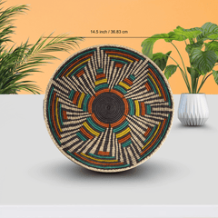 Handwoven Decorative Basket (Wall Art / Tray)