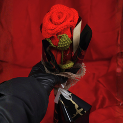 Single Stem Red Wrapped Gift