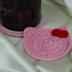 AuraBloom Crochet Cup Coaster