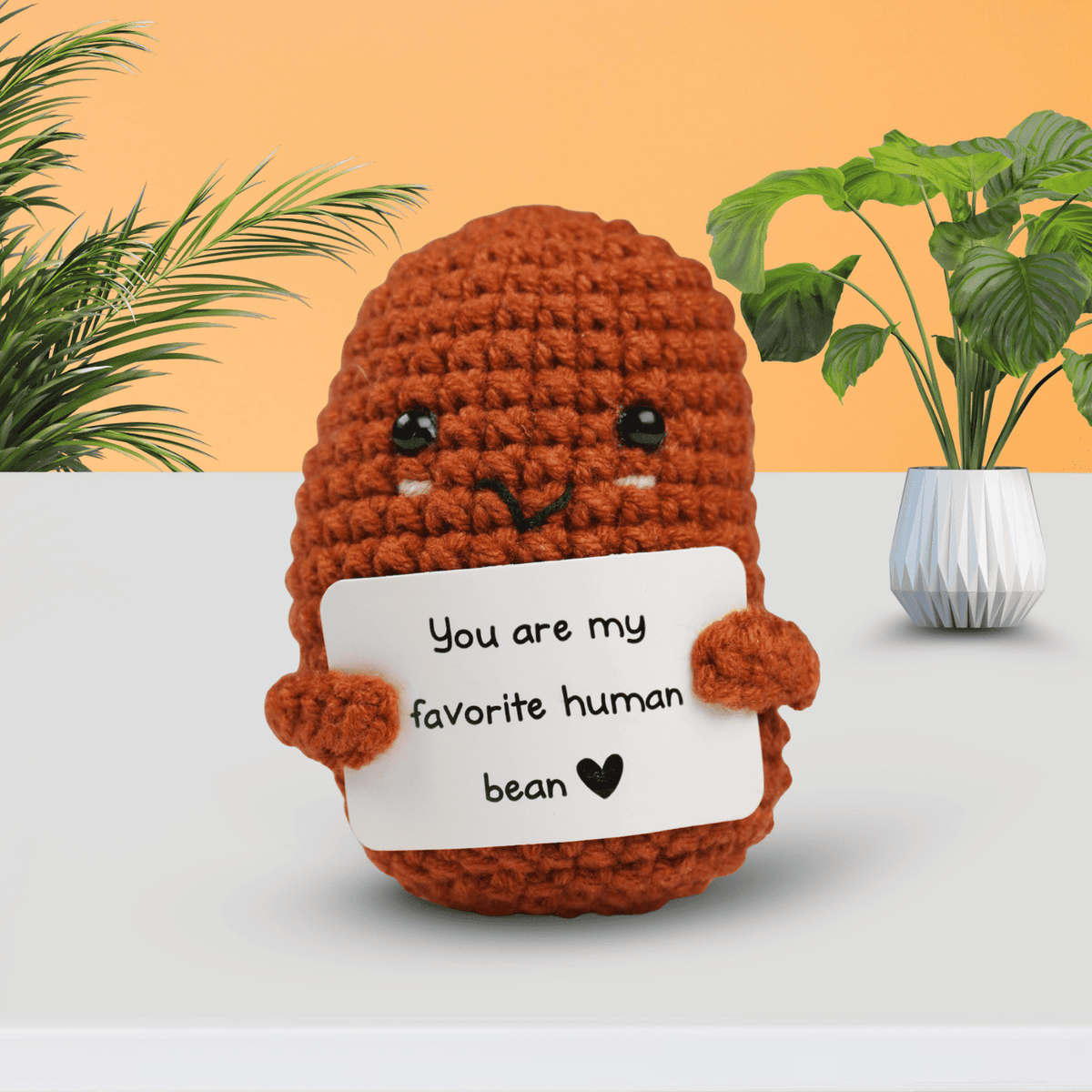 Emotional Bean – Crocheted Plush Toy