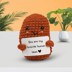 Emotional Bean – Crocheted Plush Toy