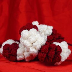 Ruby Blossom Crochet Gajra