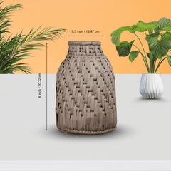 Handwoven Natural Fiber Pot