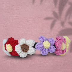 BloomCraft Crochet Floral Hairband
