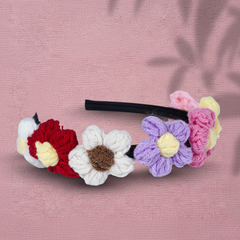 BloomCraft Crochet Floral Hairband