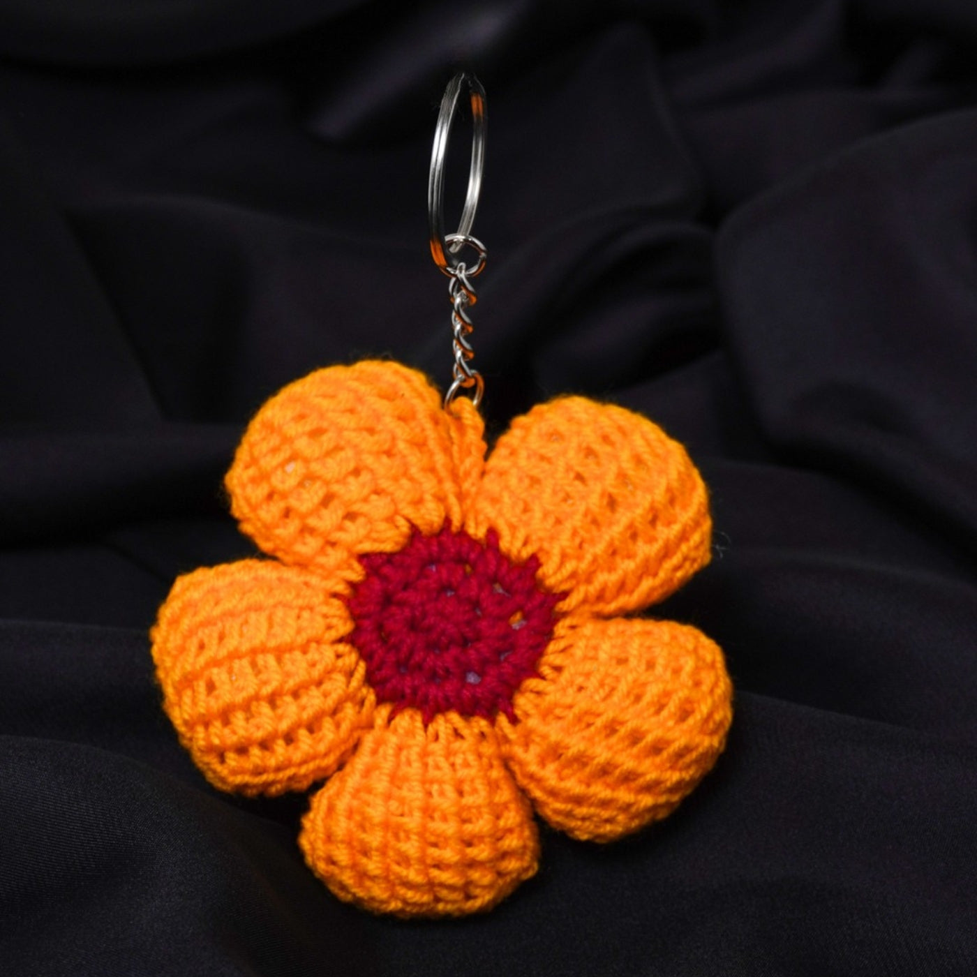 Ivory Keychain Ivory Sunset Crochet Keychain – Sentimental Creations