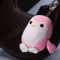 Positive Penguin Plushie Key Chain