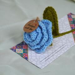 Small Blue Rose with Eidi Envelop