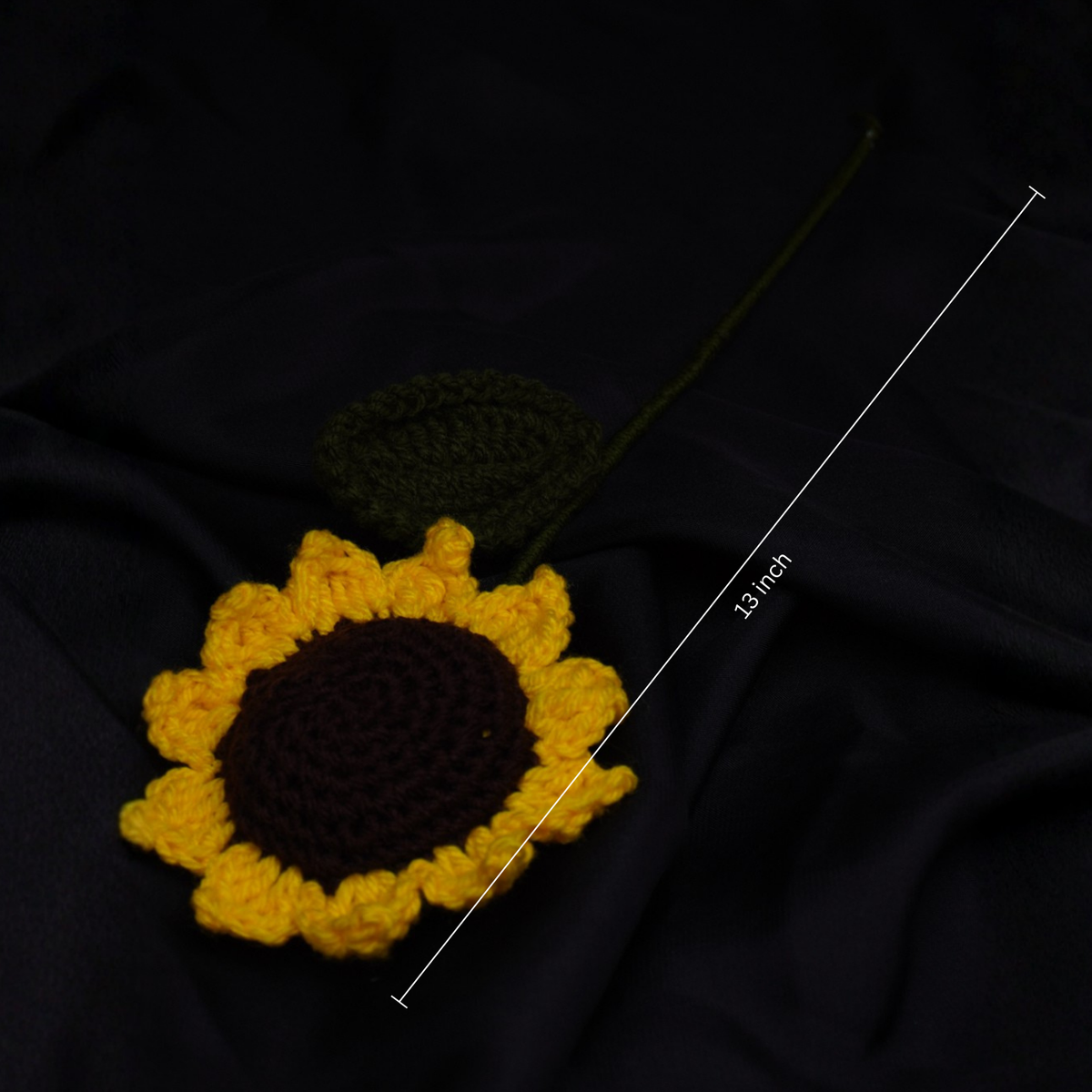 Golden Ray Crochet Sunflower