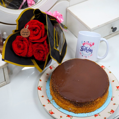 Handcrafted Rose & Chocolate Celebration Set